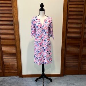Lilly Pulitzer Party Like A Lobster Print Easley Dress